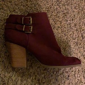 Suede Ankle Booties